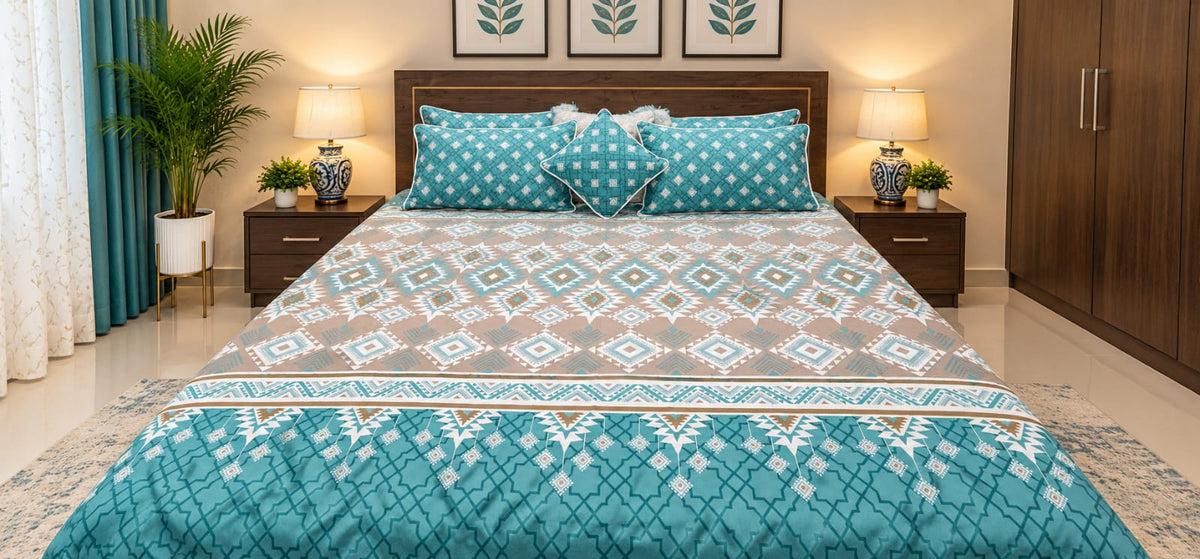 Firoza Kilim Bedsheet Set
