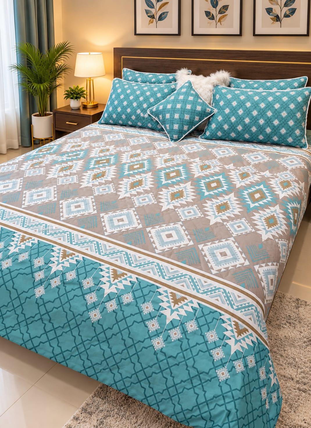 Firoza Kilim Bedsheet Set